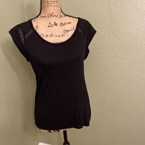 Loft Black Blouse